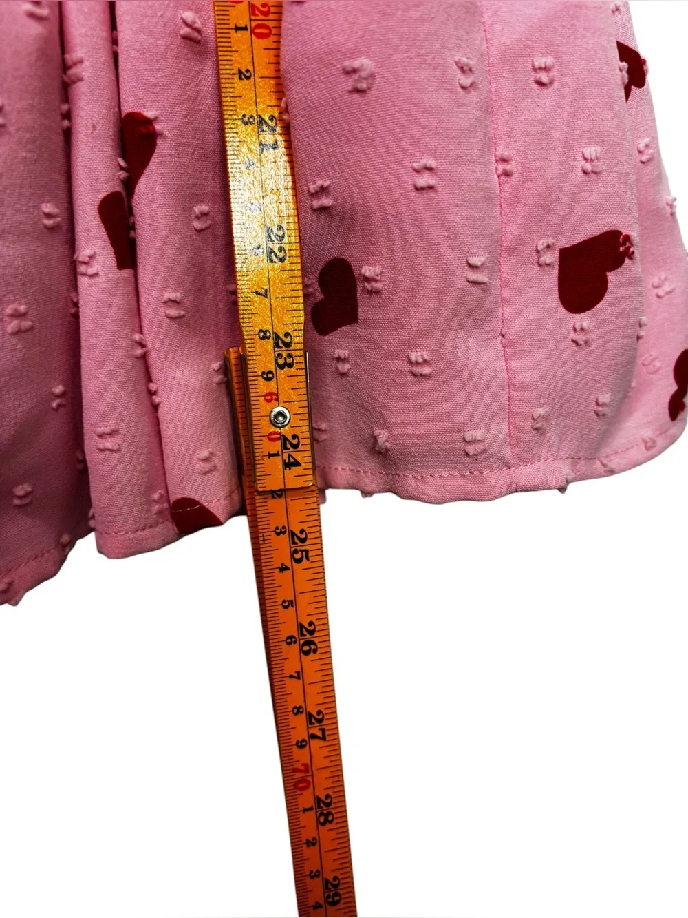 Lilt Girls Pink Red Heart Sleeveless Dress Valentines Dance Size 6